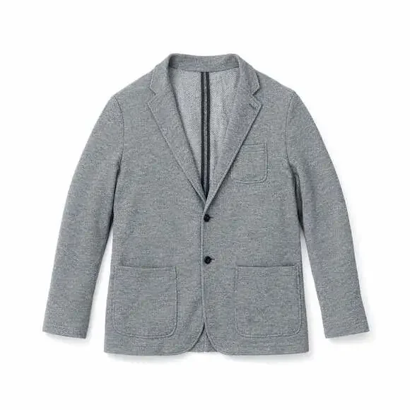 Faherty Inlet Knit Blazer in Medium Grey Melange XL - Picture 1 of 4